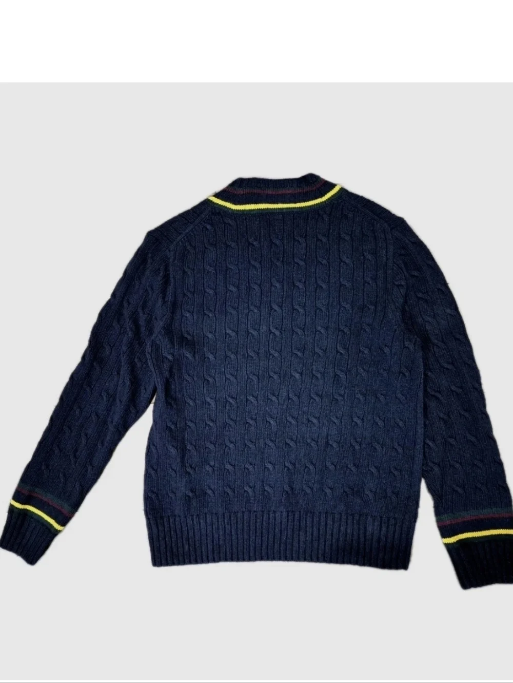 Ralph Lauren The Iconic Cricket Sweater Men's Navy Size XL